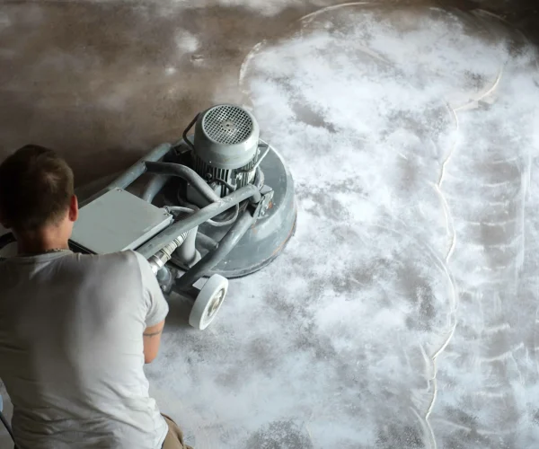 Image of concrete flooring preparation